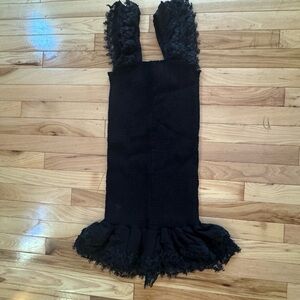Peixoto Black Textured Lace mini Dress